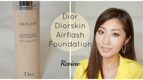 Dior Airflash Foundation Review and Demo 